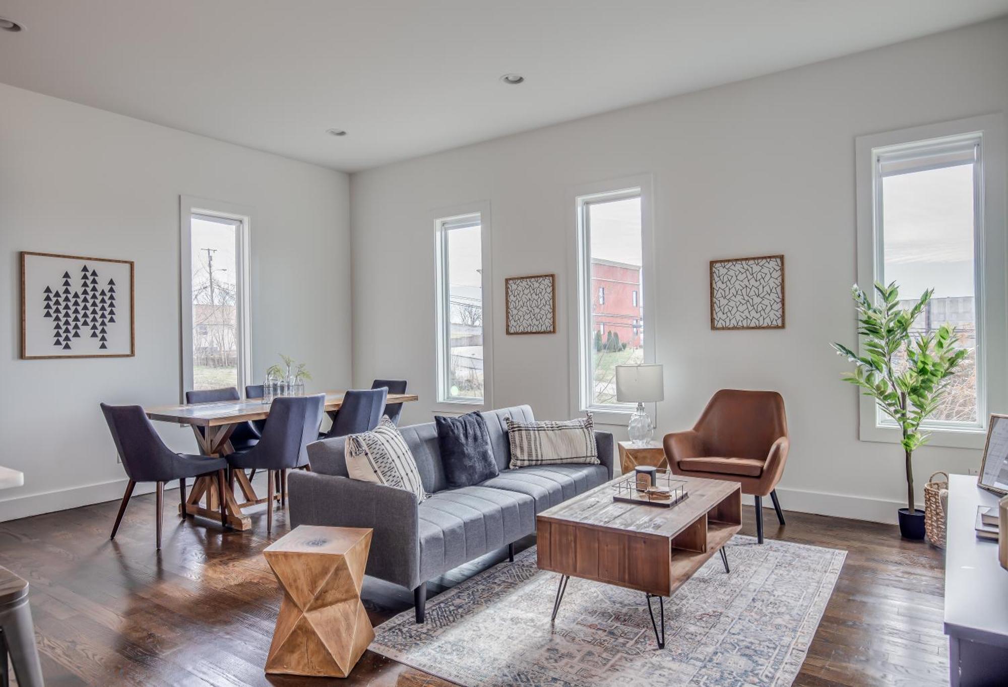 Whiskey House With Rooftop Golf, City Views! 8Min To Downtown! Sleeps 9! Nashville Exterior photo